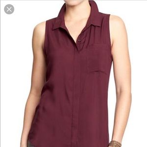 Old Navy Sleeveless Blouse Size S